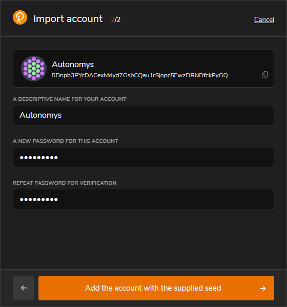 import-credentials-setup